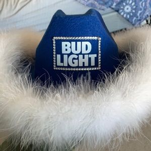Custom Made Cowboy Hat - Bud Light